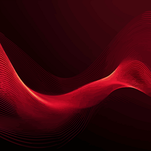 curves flow motion bachground, red, vector