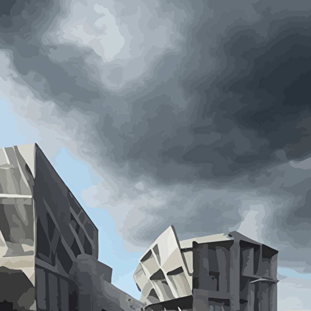 beautiful 3d renderings buildings architecture morphosis architect architectural photography 14 mm cinematic photography high resolution 4k cg architects vray dramatic sky cinematic lighting wide angle award winning