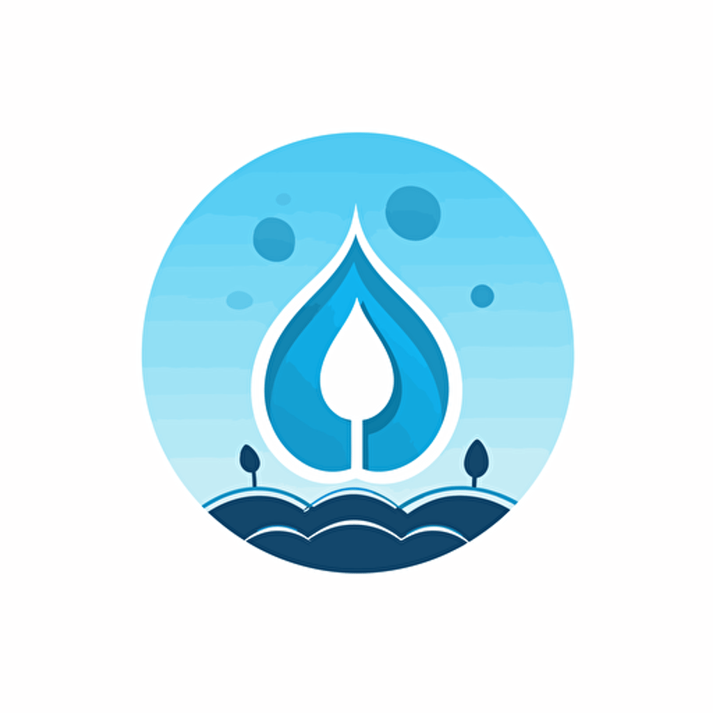 vector logo water purification