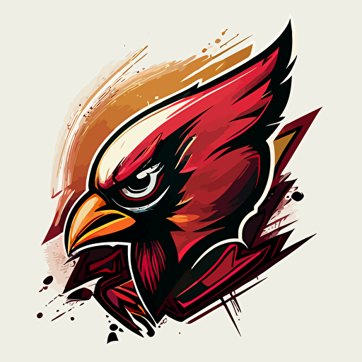 arizona cardinals logo, minimialistic, vector