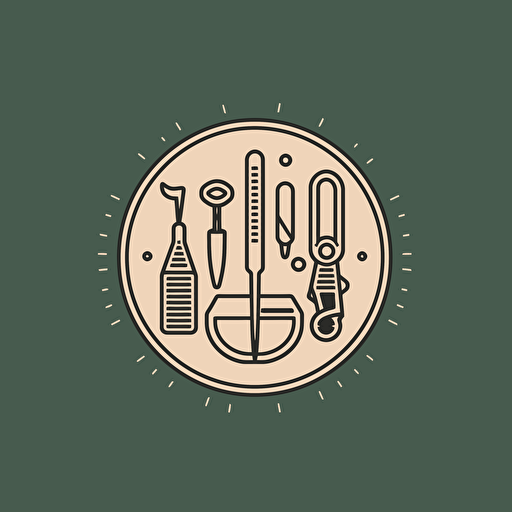 logo, clean, flat, lineart, simple vector, minimalistic, tools, craft works, "craftworx"