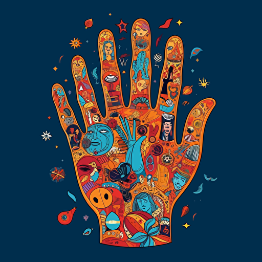hand, comic, disney, vector