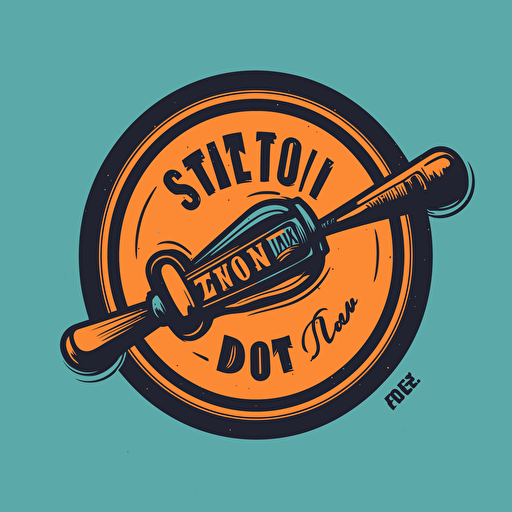 logotype for an online auction service helping people sell stuff the don’t need but others need more, vector, warm