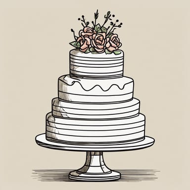 a wedding cake