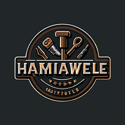 Hardware tools simple vector logo