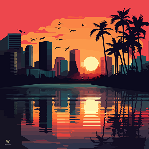 Vector, minimal, honolulu, simple