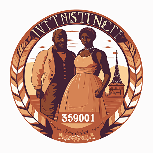 vector illustration of Juneteenth 1865, historical day, black peoples celebration, in vivid colors