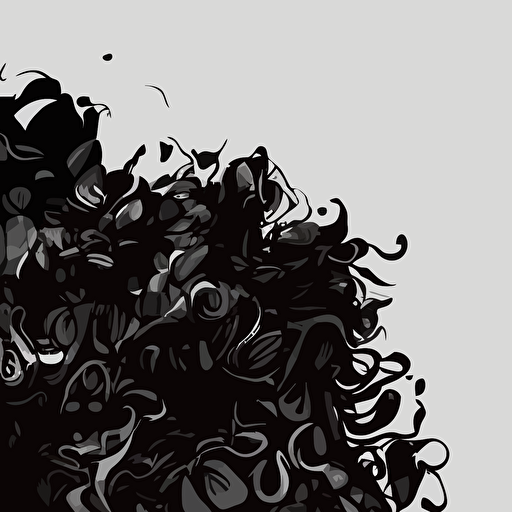 vector black women with afro