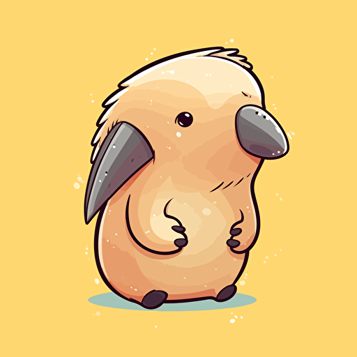 cute anteater kawaii style, vector clipart
