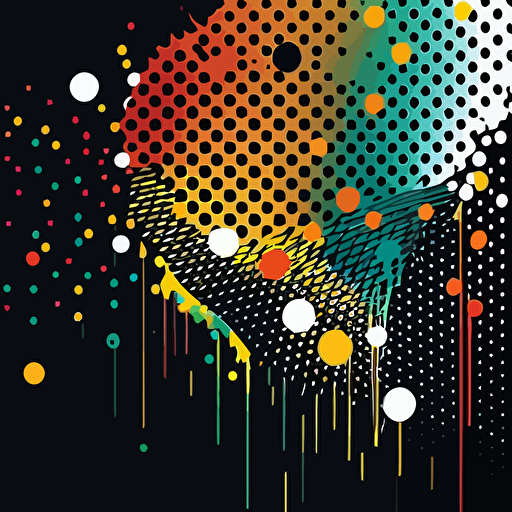 Abstract background with dots. Vector illustration