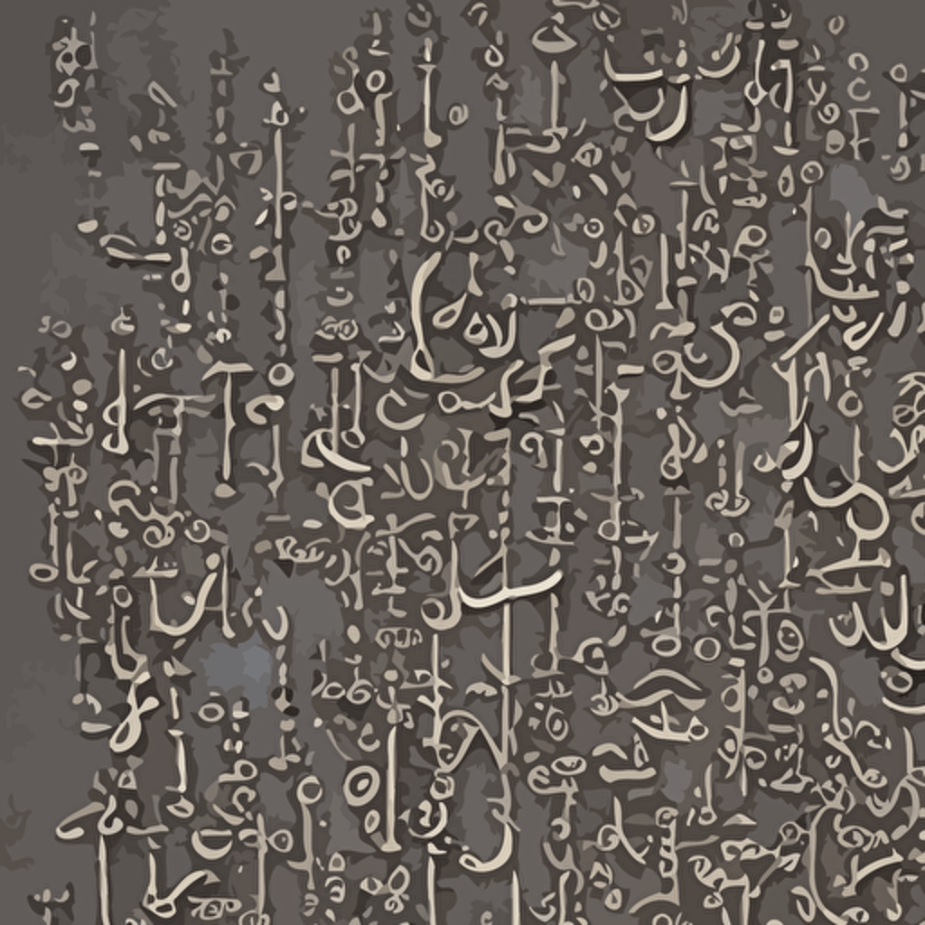 photorealistic 3d traditional hindi devanagari script words characters weapons 3d hindi calligraphy rivets hinges leather spikes devanagari script seamless pattern symmetry symmetrical pattern hindi script ornate decorative realistic hyperdetailed photorealistic clear lines shapes unreal engine 3d volumetric lighting smooth gradients symmetrical realistic elements photorealistic