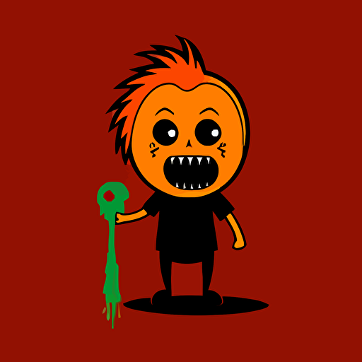 a mascot logo of Simple Jack, simple, vector