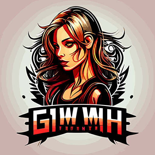 logo ghym female 2d vector