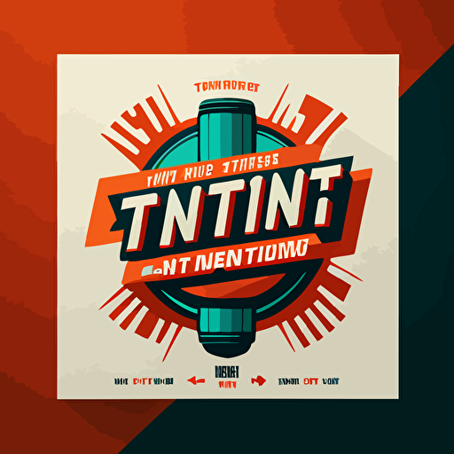 vector logo design for trading company, TNT dynamite