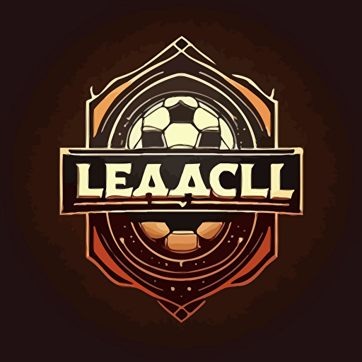 vector logo style football leauge