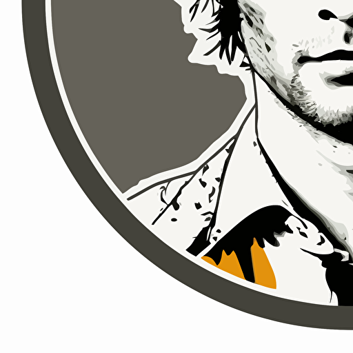 jeffrey Dahmer, sticker, vector