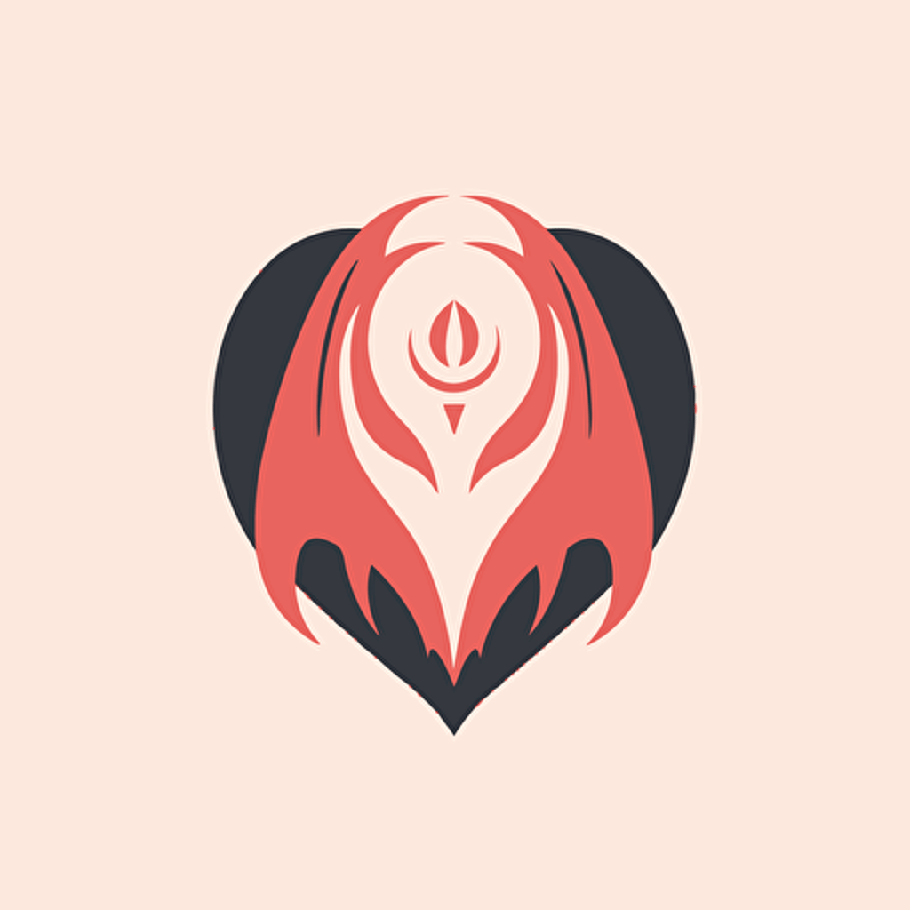 a simple vector logo of a uterus