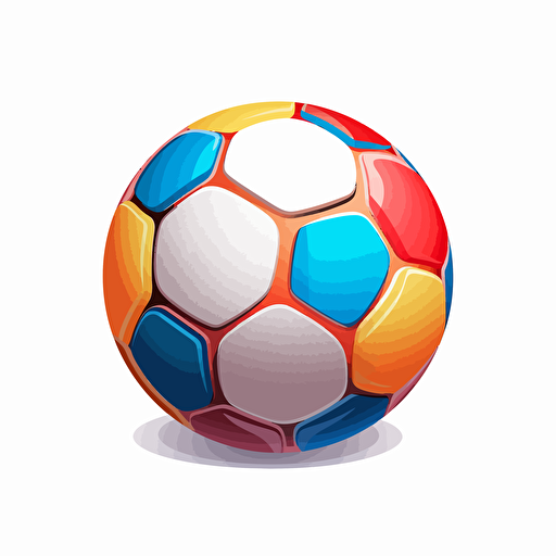 generic ball sports vector, white background