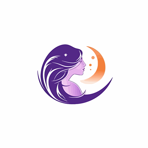 simple vector logo for obstetrics and gynecology, women's health