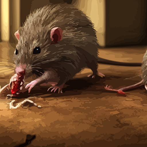 highly detailed photographic render human size rat eating corpse living room scary gore blood rat man horror sci fi horror science fiction biology horror cinematic cinematic horror cinematic lighting cinematic scene cinematic render film horror film beautifully lit ray traced octane 3d render octane render unreal engine