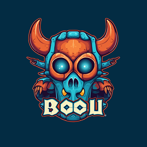 vector logo with the word bodl