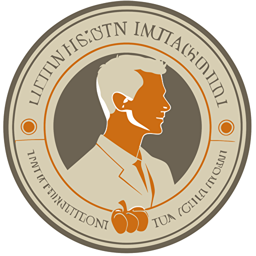 a vectorized logo of a nutritionist