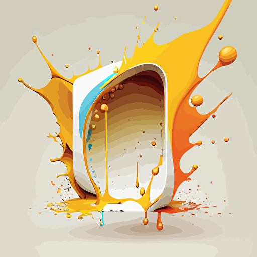 splash vector oblong