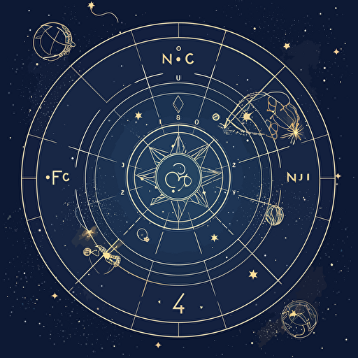 Polished astrology consultancy emblem, Apple Inc.-inspired simplicity, subtle celestial motifs, chic ambiance, vector art, Adobe Illustrator