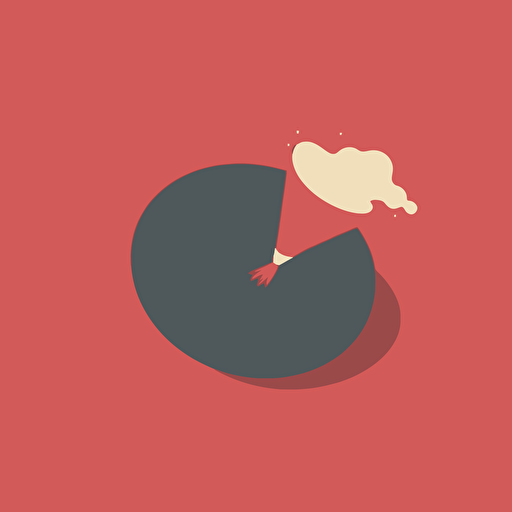 minimalist whoopee cushion vector