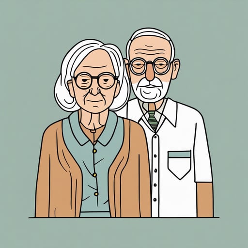 an elderly couple