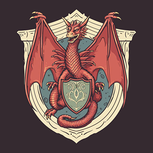 flat vector art, coat of arms in a dragon age style, isolated, ultra minimalistic,