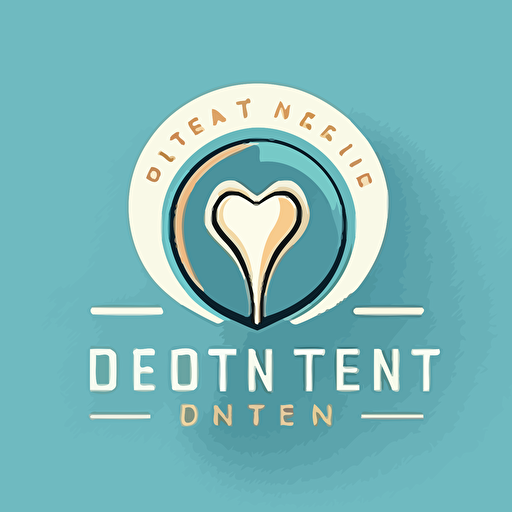 Logo design for Top Dent Dental Center, in a contemporary, vector style::