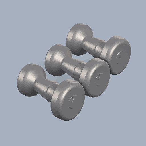 dumbell , vector art, sticker, no background,clip art ,Cel Shading, VFX, SFX, ,Ultra-HD,