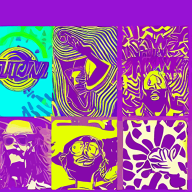 opening titles graphics 90s vector graphics typography bright colourful blue yellow pink purple trending pinterest