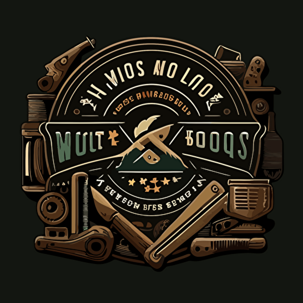 tools and workshop vector logo
