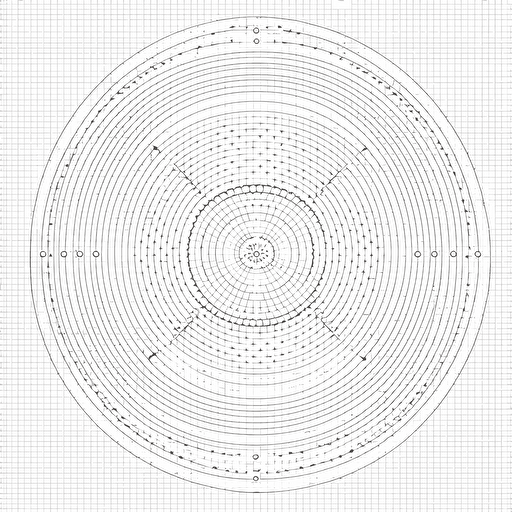 basic simple minimal line pixel art circle mandala, vector, line, one color