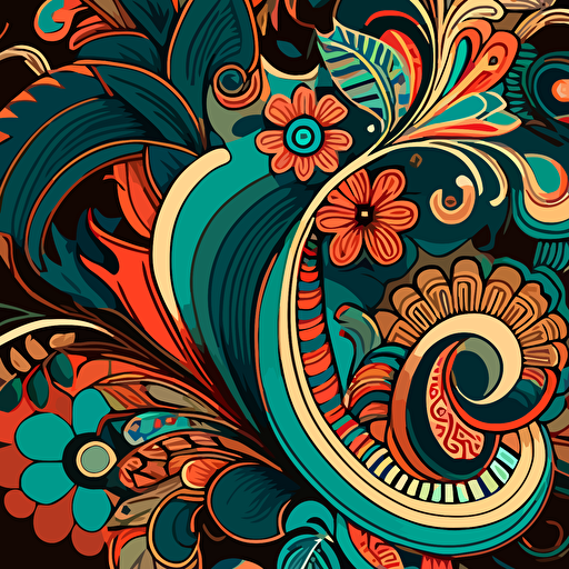 patterns and motifs that showcase your love for bohemian style, vector style