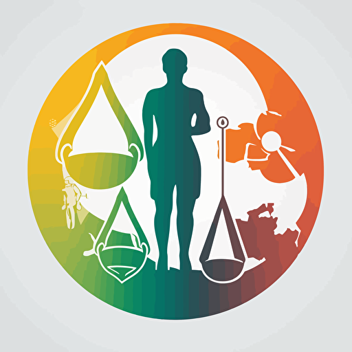 legal logo, ask a legal question, vector drawing, high res, no text,