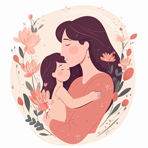 Simple mothers day vector design