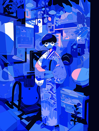 abstract expressionism, folk culture, home furnishing design, blues music, short fiction, neuroscientists,vector ,2d illustrator,