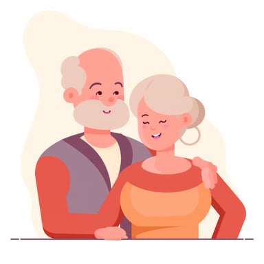 an elderly couple