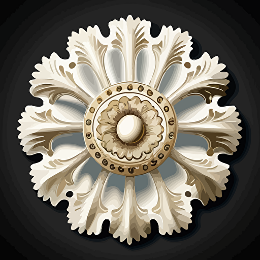 a vector sheet of the Jacobite white cockade