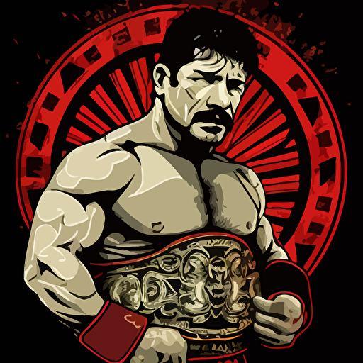 Eddie guerrero with ring gear vector style