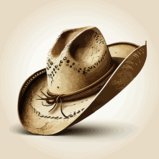 straw hat vector