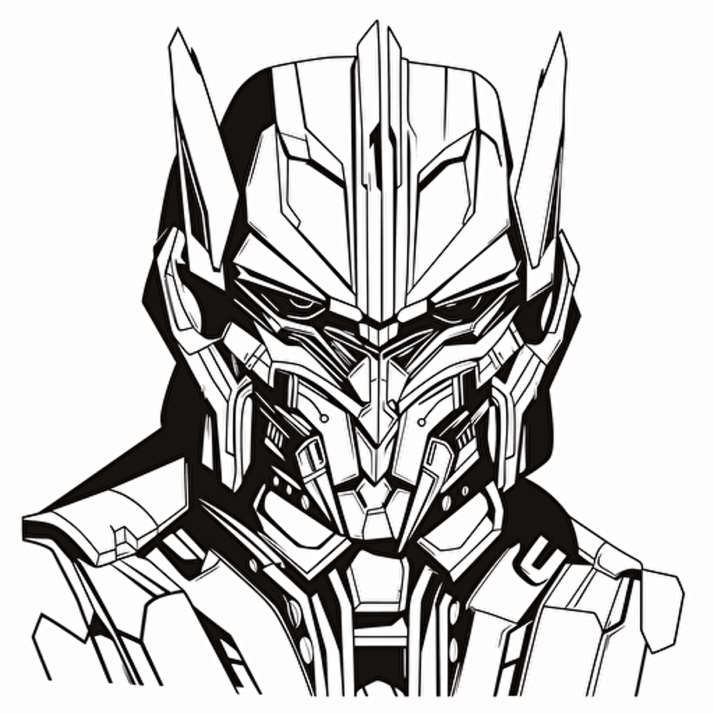 optimus prime vector for colouring