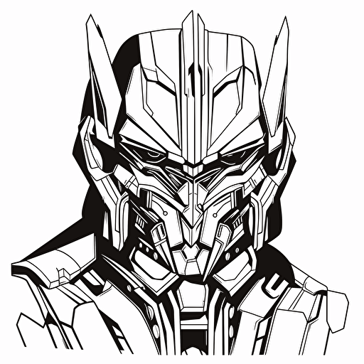 optimus prime vector for colouring