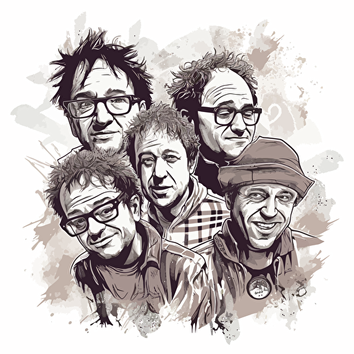 ween american band cool sketch vector