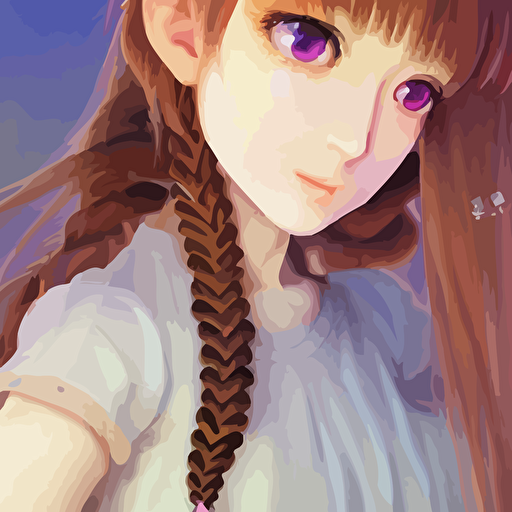 3d advanced digital art cute gorgeous anime woman wearing dress sand body long brown hair braided hair brown eyes standing dessert round face cinematic lighting mid shot highly intricately detailed trending pixiv steven artgerm lau wlop rossdraws ruanjia james jean andrei riabovitchev totorrl marc simonetti visual key sakimichan