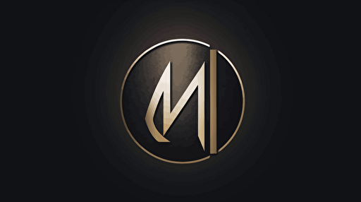 modern coporate logo with two alphabets "S" and "M", vector art design, minimalistic, professional looking