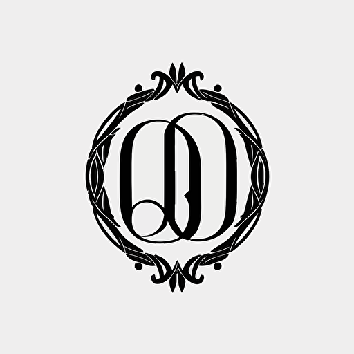create a monogram logo from the letters in the word "OSMIQUE"